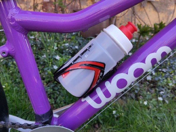 Trinkflasche 350ml mit Halter passend ab Woom 4, Kubikes 20L, Kaniabikes 20